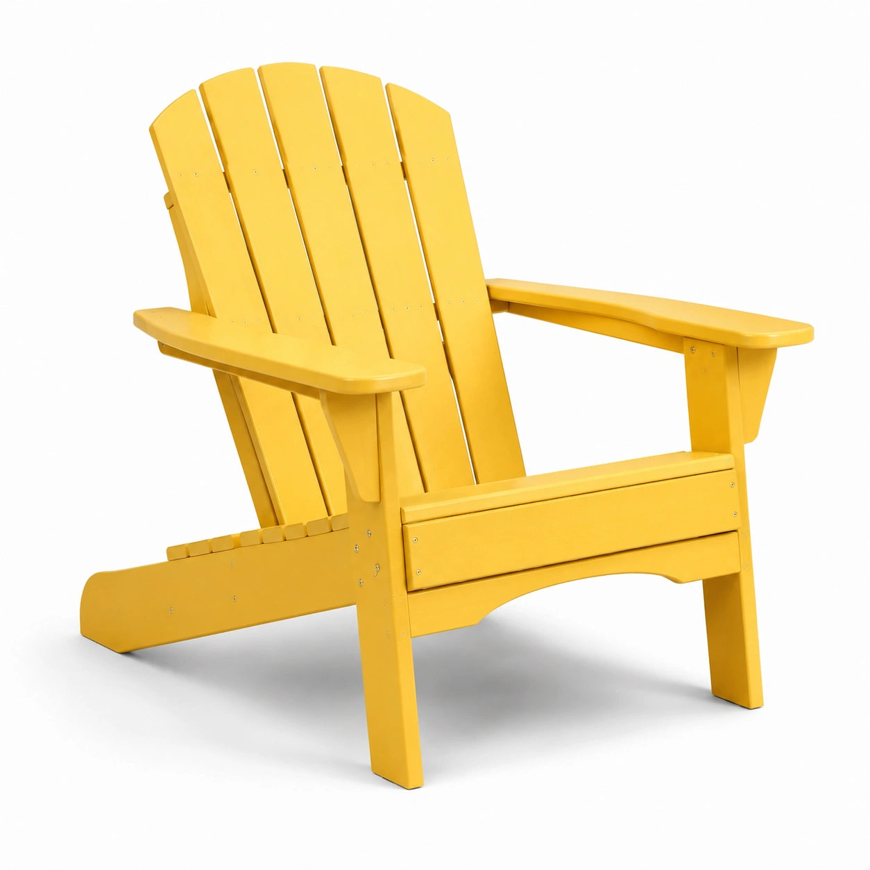 Adirondackstuhl aus Polyethylen 90cm Gelb