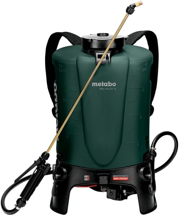 HIKOKI 602038850 Akku-Drucksprüher, 15 L, für den Garten, Grün/Schwarz