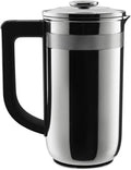 KitchenAid KCM0512SS Kaffeemaschine, mit Timer, Silber/Schwarz, aus Edelstahl und Stahl