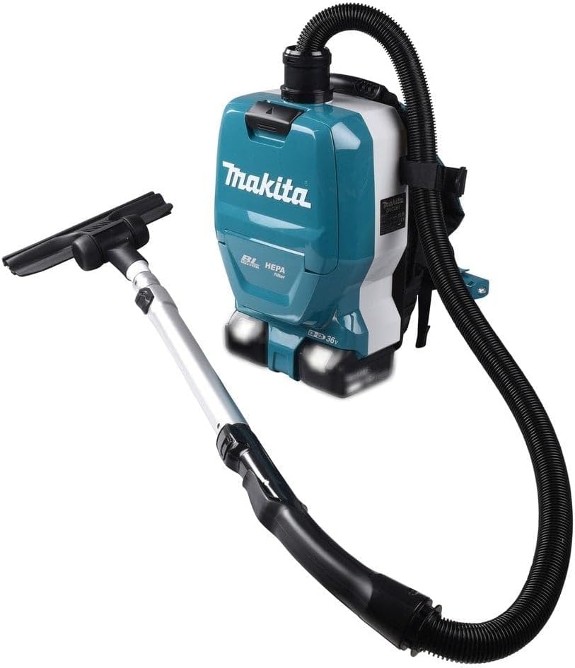 Makita DVC261Z Staubsauger, 18 V, ohne Akku, Blau/Schwarz/Weiß