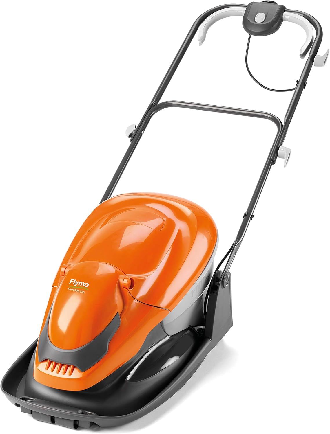 Rasenmäher EasiGlide 330 Hover Collect, 1700 W, 33 cm, 10 m, klappbar, Orange/Schwarz, Flymo