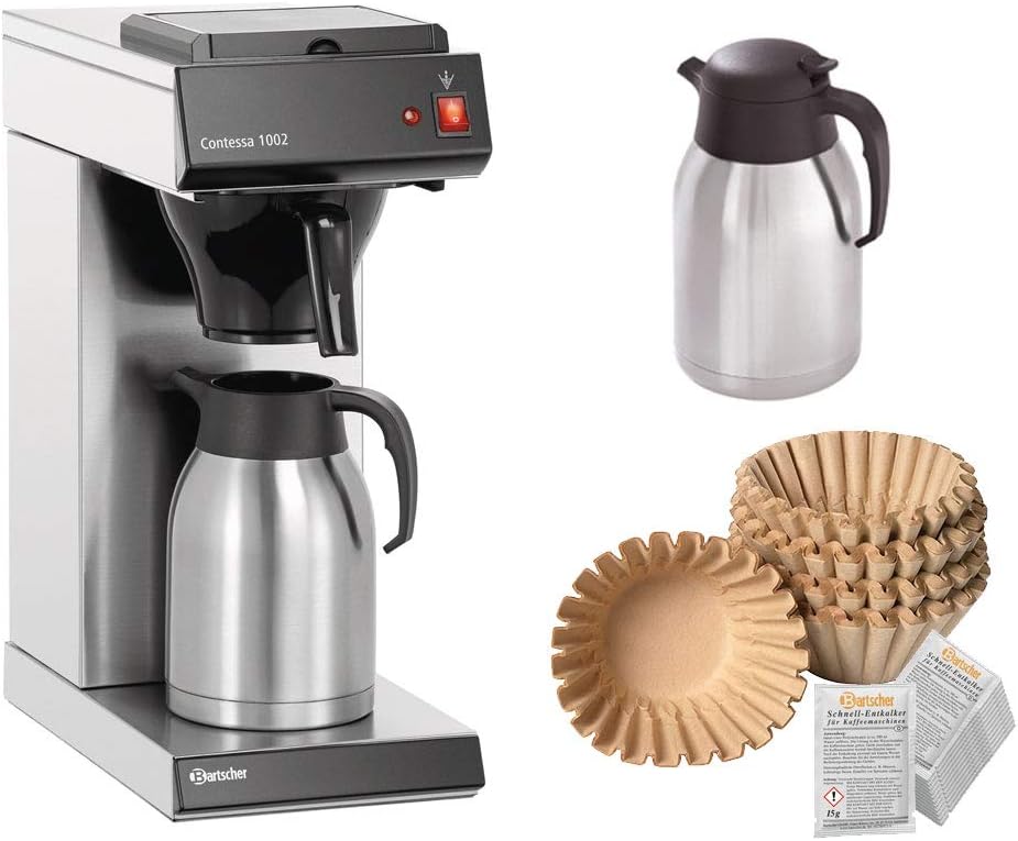 Kaffeemaschine, Silber/Schwarz, Bartscher