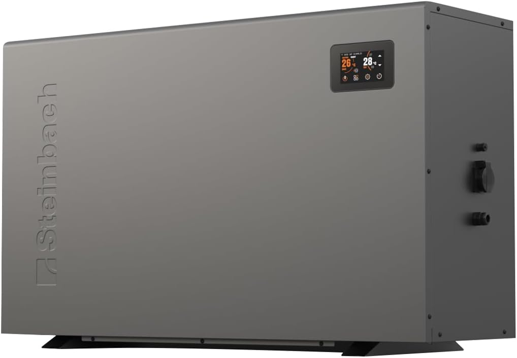 STEINBACH R290-Kältemittel Heizpumpen, 50.000 l, 11 kW, mit WLAN, mit App-Steuerung, Grau