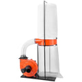 VEVOR Absauganlage Absauganlagen & Luftreiniger, 132,5 L, 159 L, 1868,91 m³, bürstenlos, Weiß/Orange/Schwarz