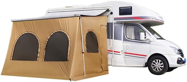 camperig Markisen, wasserdicht, für Camping, Weiß/Beige