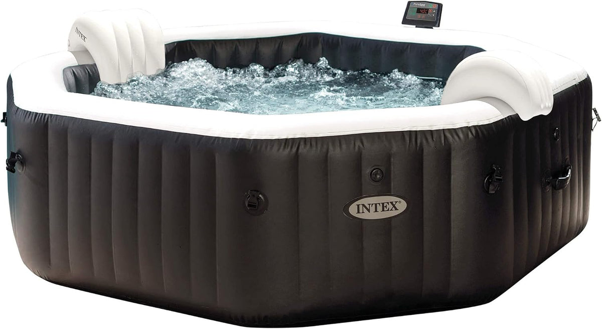 Intex X86IN Aufblasbare Pools, Schwarz/Weiß
