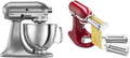 KitchenAid Artisan 5 Stand Mixers, Silber/Rot