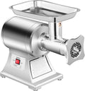 VEVOR Fleischwölfe, 1100 W, 193 U/min, aus Edelstahl und Stahl, Silber