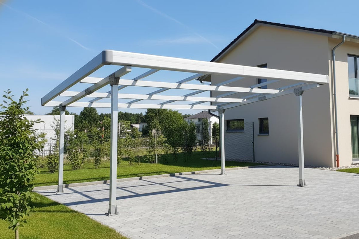 Carport, Silber, AMBIENTE HOME