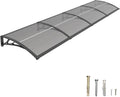 DAWNINGHOMM Pavillion, 120 × 400 cm, UPF 50+, für die Terrasse, Grau