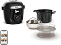 Moulinex in-1 Multikocher, mit WLAN, Schwarz/Silber