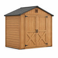 Holz Gartenhaus mit verzinktem Stahldach 210x150x210 cm