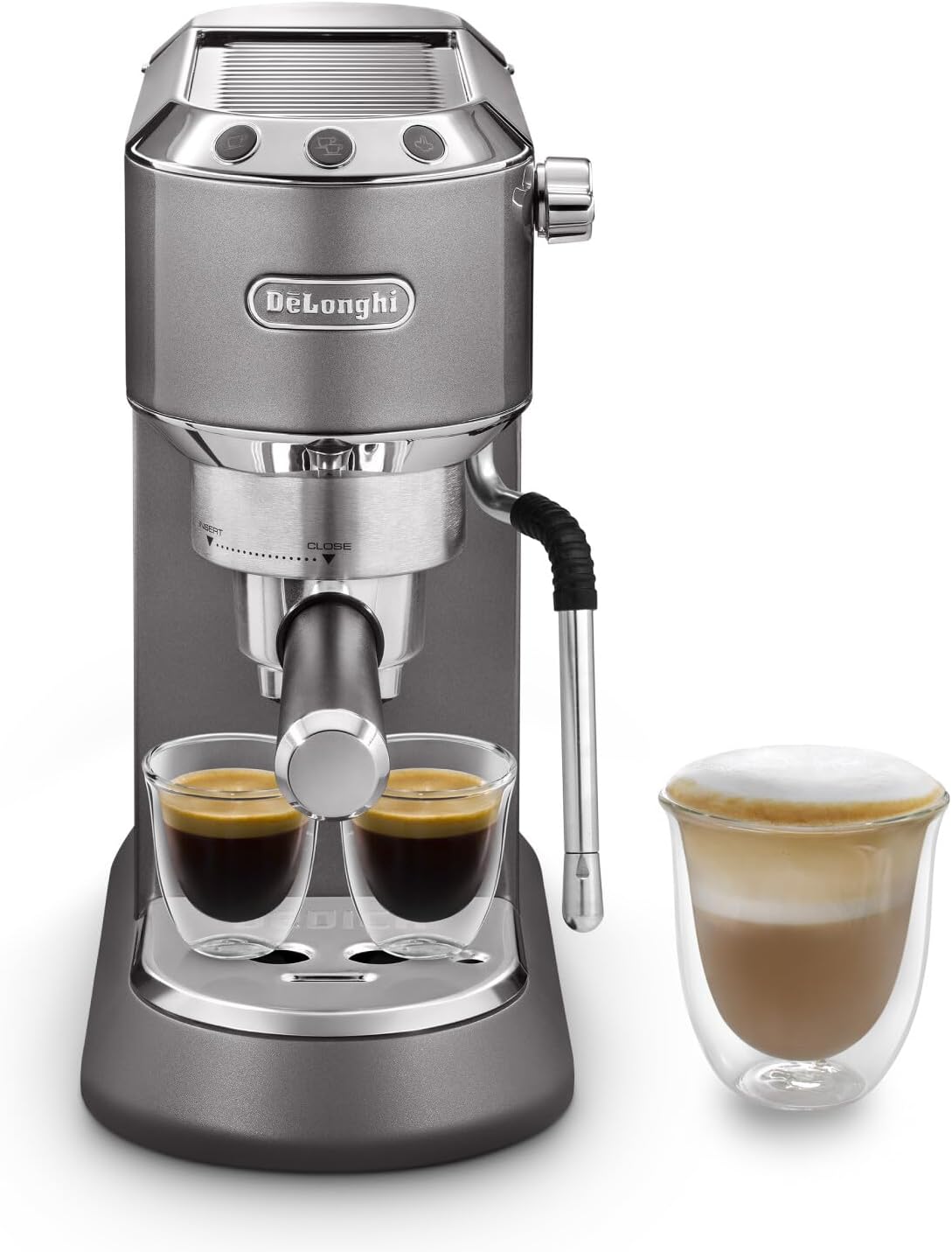 Espressomaschinen Dedica Arte EC 885.GY, 15 cm, Grau, De'Longhi