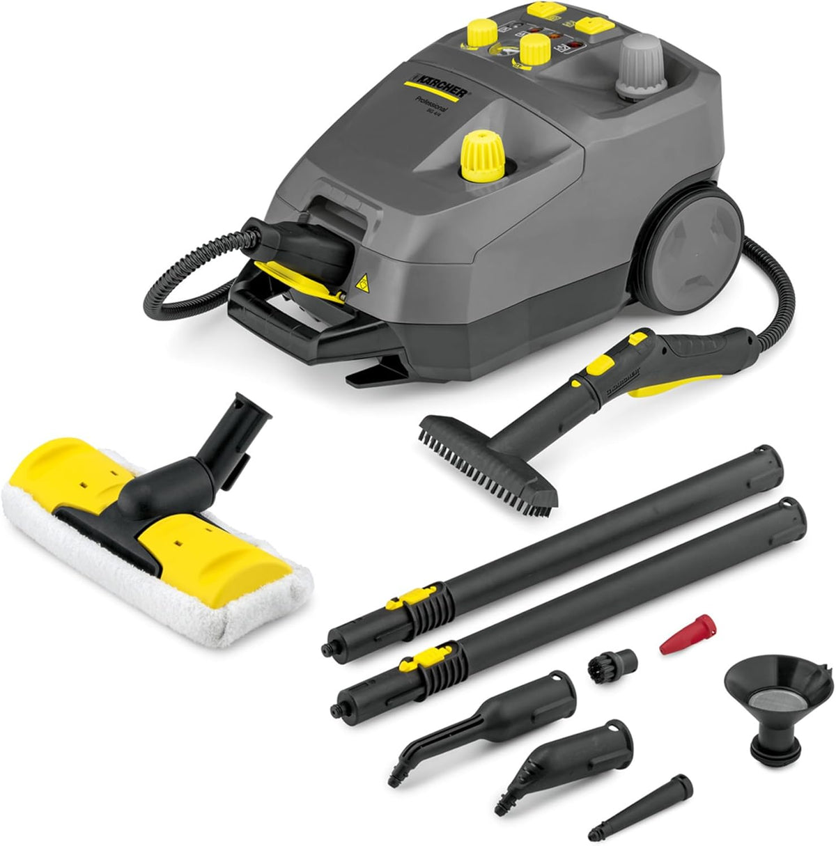 Karcher Dampfreiniger, 2,4 l, 2,0 l, 4 bar, Grau/Schwarz/Gelb