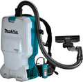 Makita DVC660Z Staubsauger, ohne Akku, ohne Ladegerät, Weiß/Blau/Schwarz