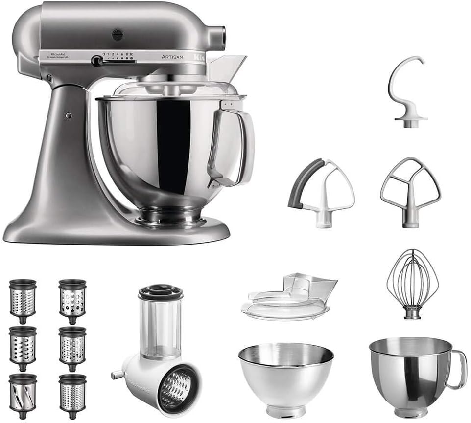 KitchenAid Küchenmaschine, für die Küche, Silber