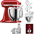 KitchenAid P26 Küchenmaschine, für die Küche, Rot/Silber