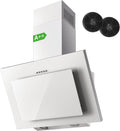 TopStrong Dunstabzugshaube, 350 m³, 60 cm, mit LED, verstellbar, bürstenlos, Weiß