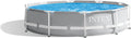 Summer Waves Frame Pool Komplettset Frame Premium Framed Swimming Pools, wasserdicht, Grau/Weiß