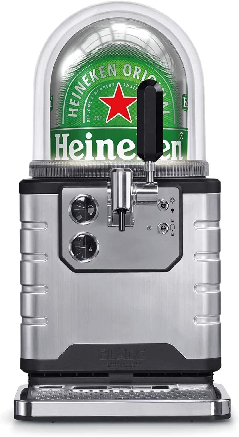 Heineken Blade Bier Zapfanlage Mini-Zapfanlagen, Silber/Schwarz