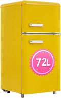 Kühlschrank, mit LED, Gelb, DRIXNO