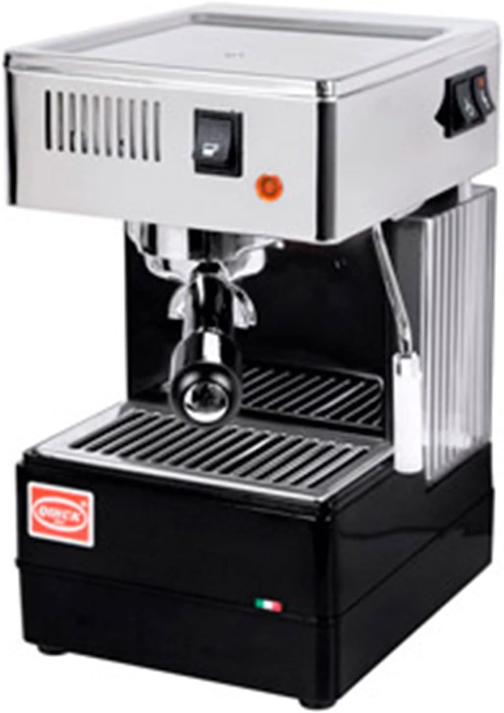 Quickmill Kaffeemaschine, Schwarz/Silber