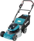 Makita DLM466PT2 Rasenmäher, 5,0 Ah, Blau/Schwarz/Silber