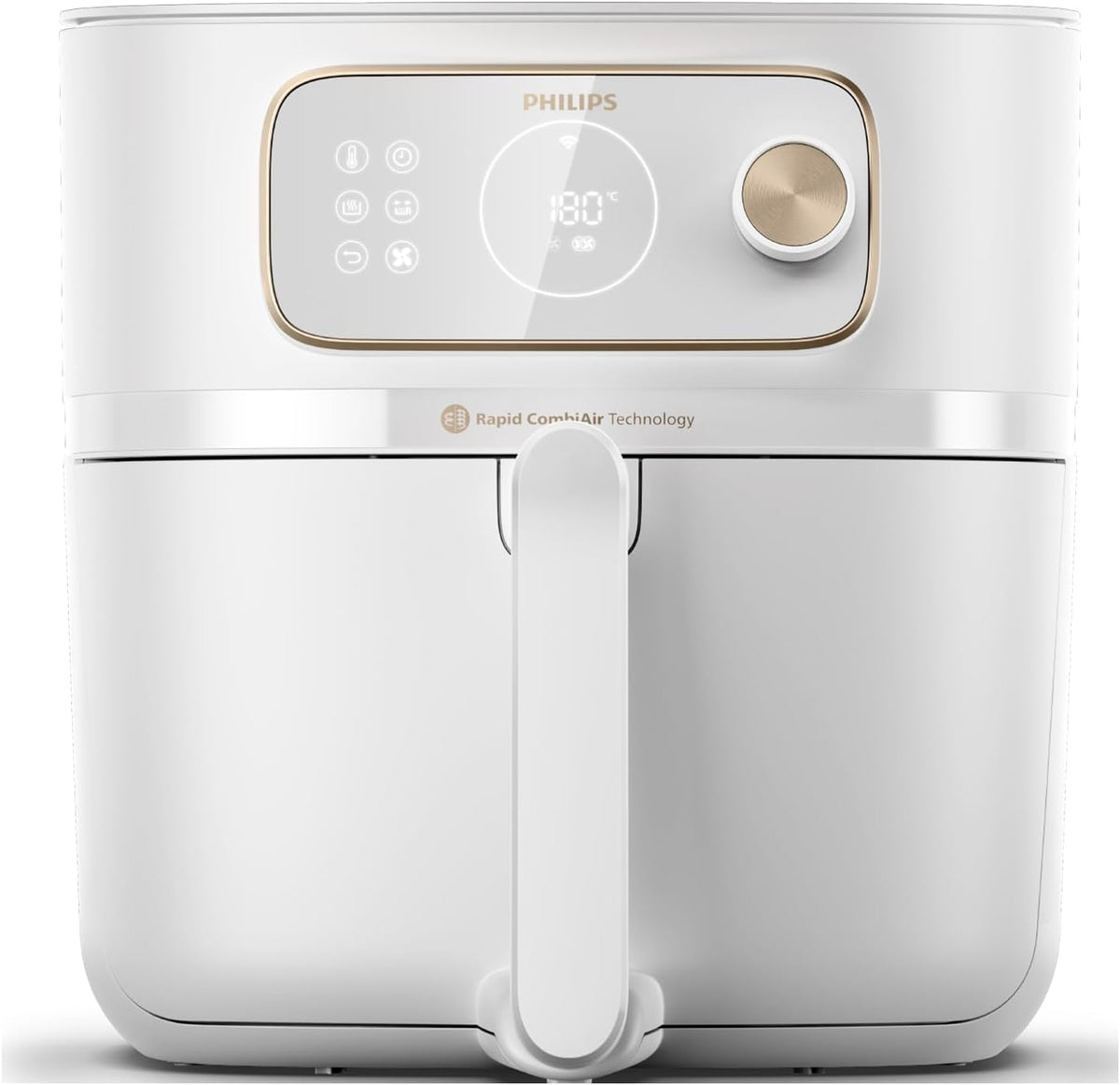 Philips HD9876/20 Heißluftfritteuse, 8,3 l, 2 kg, mit WLAN, Weiß