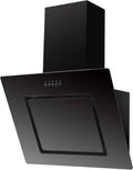 Dunstabzugshaube CH22010SBZ, 54–62 dB, 60 cm, mit LED, aus Metall und Glas, Schwarz, respekta
