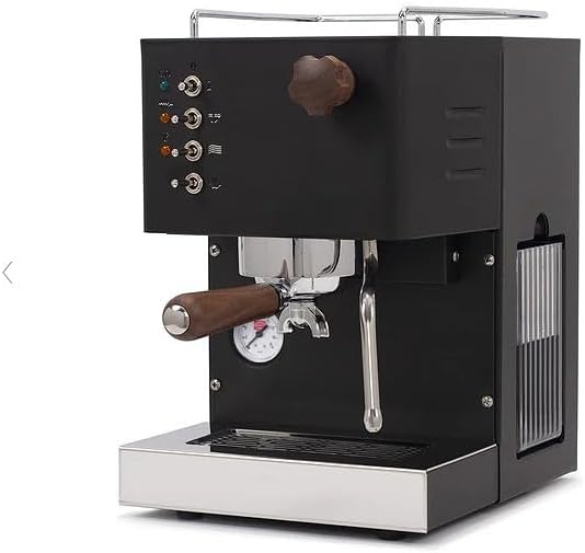 Quickmill Kaffeemaschine, Schwarz/Silber