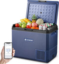 Kühlschränke IPX4, 60 L, 12 V, 230 V, mit App-Steuerung, für Camping, Blau, AAOBOSI