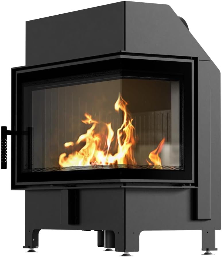 kratki ZIBI ECO 9 Kamine, 9,9 kW, Schwarz