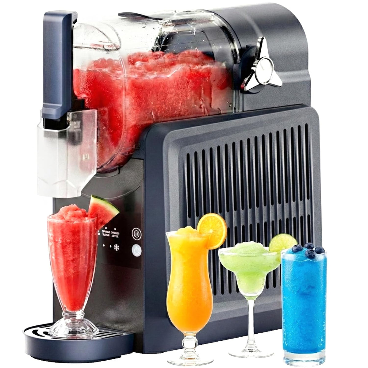 VNN Slushie Machine Commercial Frozen Drink Machines, mit Selbstreinigung, Blau