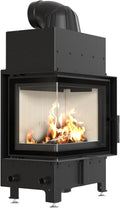 kratki Öfen, 8 kW, aus Stahl, Schwarz
