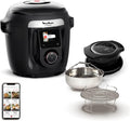 Moulinex CE96X8F0 Heißluftfritteuse, mit WLAN, Schwarz/Silber