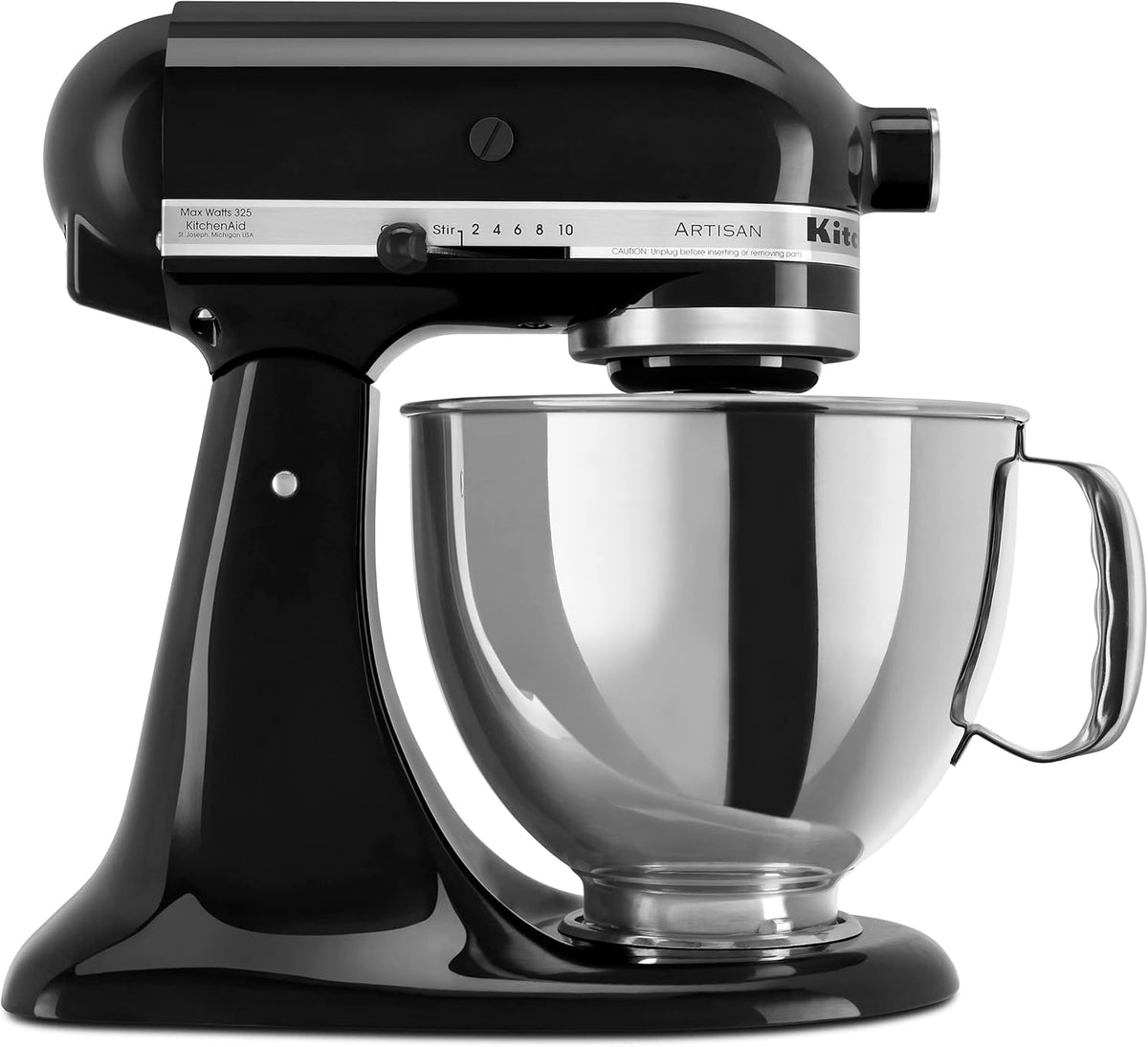 KitchenAid KSM150PS Stand Mixers, Schwarz/Silber