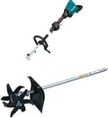 Makita DUX60Z Bodenhacke, ohne Akku, ohne Ladegerät, Schwarz/Silber/Blau