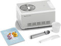 Springlane Kitchen Speiseeisbereiter, 2,0 L, 220 W, aus Edelstahl und Stahl, Silber