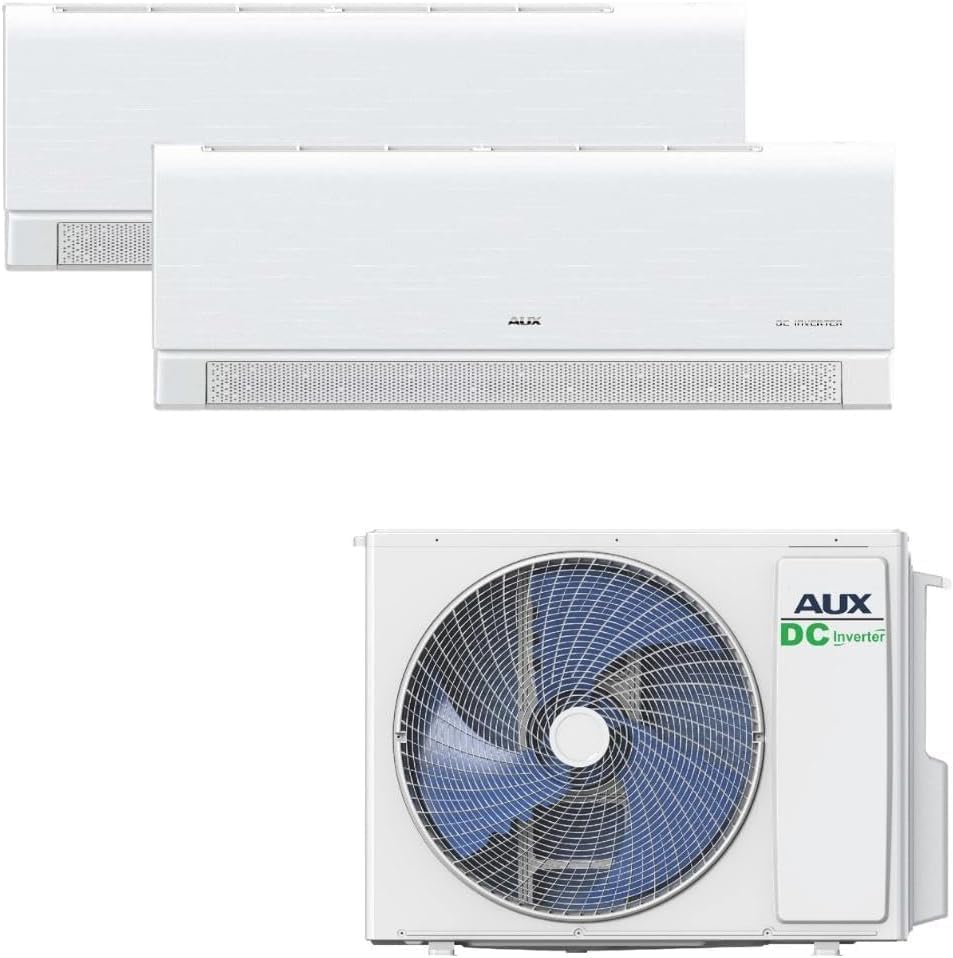 Belrad R32 Klimaanlage, 5,3 kW, 18000 BTU, mit WLAN, mit App-Steuerung, für das Schlafzimmer und das Büro, Weiß