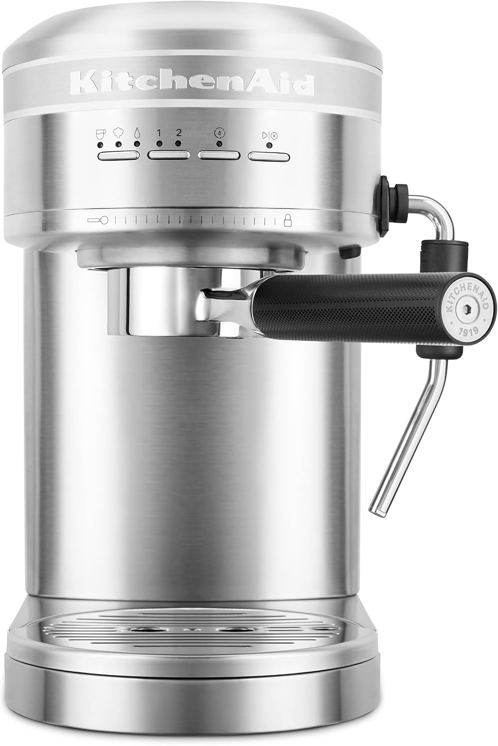 KitchenAid KES6503 Kaffeemaschine, Silber/Schwarz, aus Edelstahl und Stahl