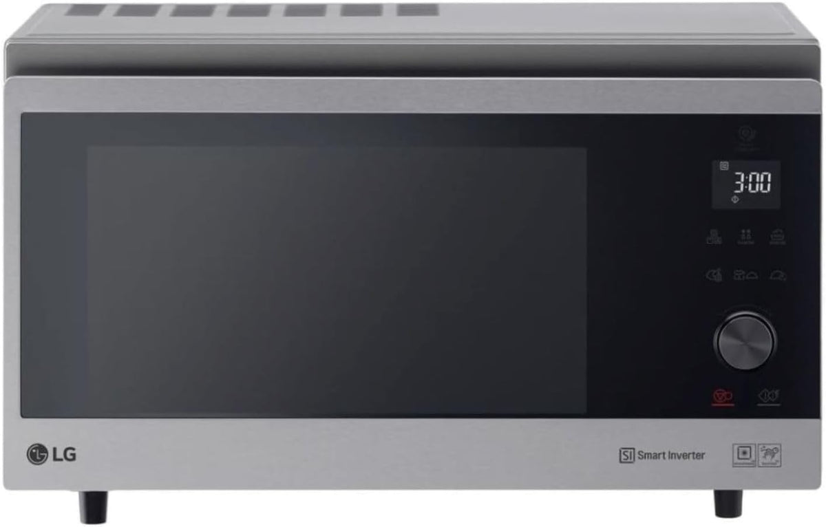 LG Electronics MJ 3965 ACS Mikrowelle, 54.4 cm, Schwarz/Edelstahl, aus Edelstahl und Stahl