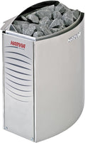 Sauna BC90E, 9,0 kW, aus Edelstahl und Stahl, Silber, Harvia
