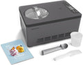 Speiseeisbereiter, 2,0 L, 220 W, aus Edelstahl und Stahl, Anthrazit, Springlane Kitchen