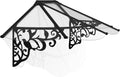 Palram Pavillion, 217 × 88 cm, Schwarz