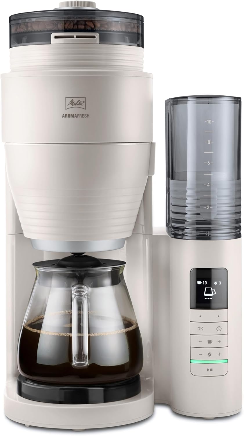 Wilfa AromaFresh Pro Kaffeemaschine, mit Timer, verstellbar, Warm-Grey, aus Glas