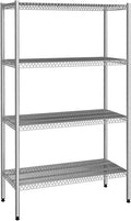 Regal ERE1036, 1070 × 360 mm, aus Edelstahl und Stahl, Silber, GGM Gastro