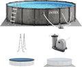 Framed Swimming Pools, Grau, Summer Waves Frame Pool Komplettset