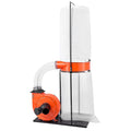 VEVOR Absauganlage Staubsauger, 132,5 L, 159 L, 2038,8 m³, bürstenlos, Orange/Weiß/Schwarz