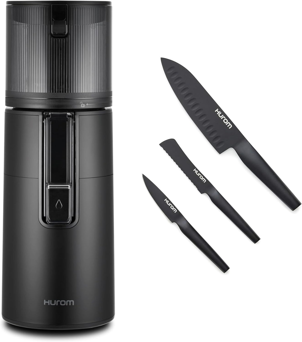 Hurom H400 Entsafter, 550 ml, Schwarz