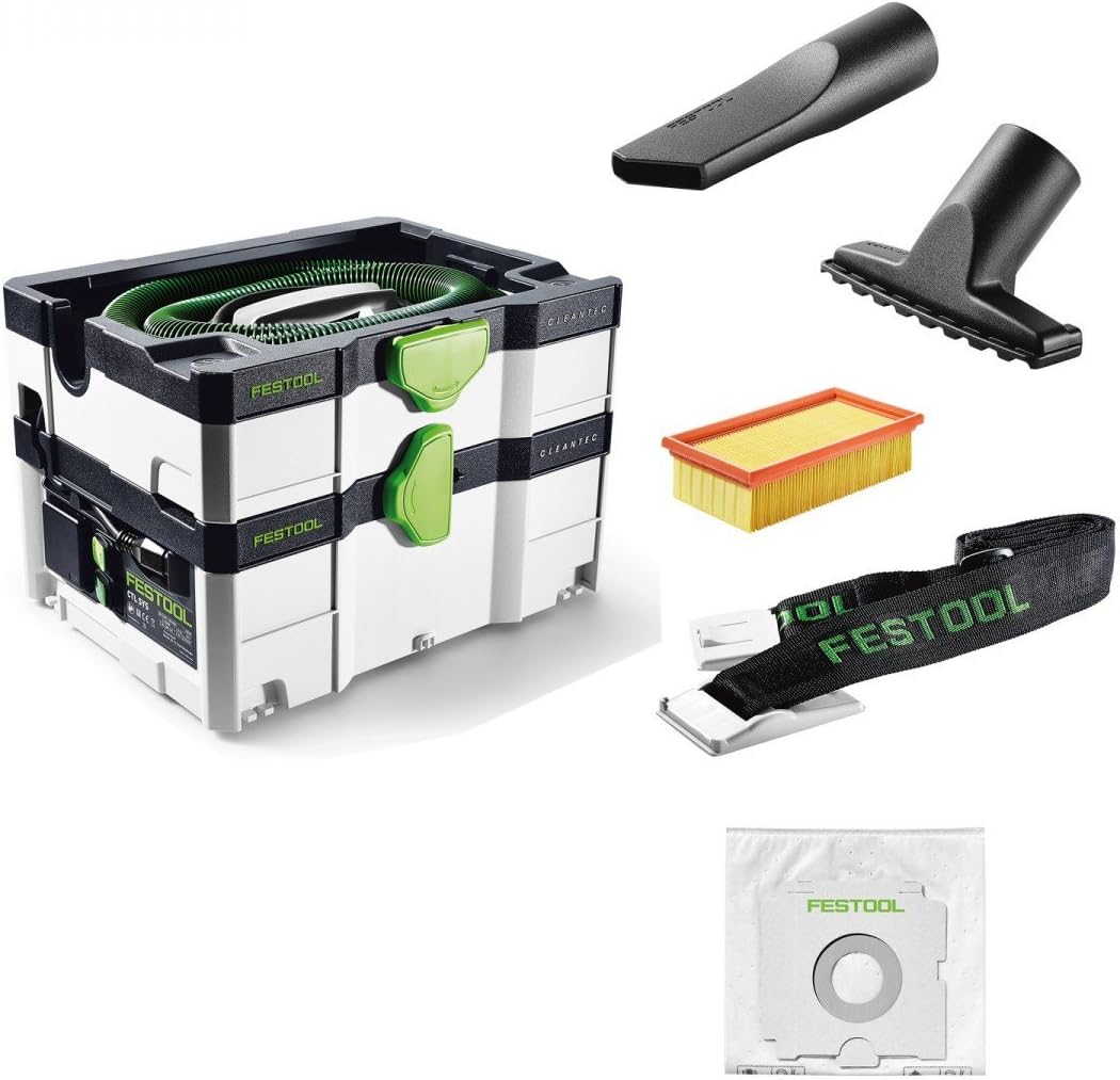 Festool Nass- und Trockensauger, Schwarz/Grün/Weiß